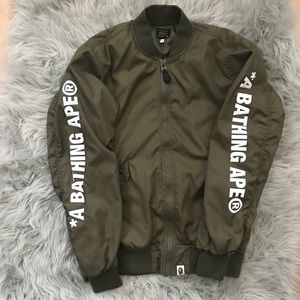 bape new year 2021 bomber jacket
